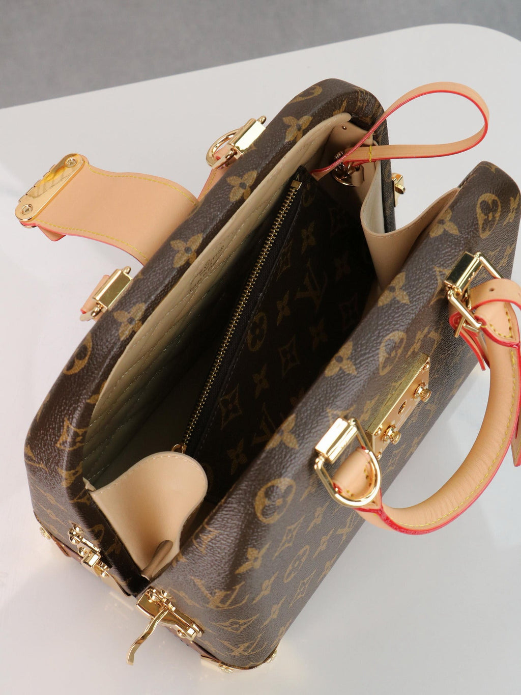 Louis Vuitton Brown Monogram Top-Handle Bag