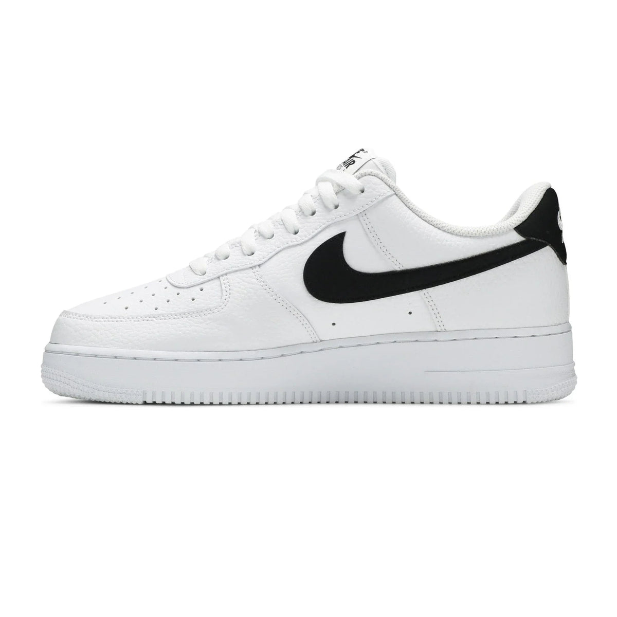 Nike Air Force 1 Low '07 'White Black Pebbled Leather' (2021)