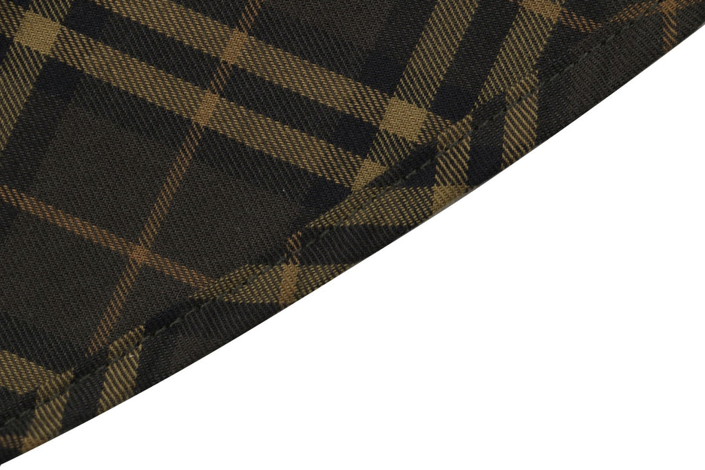 Burberry 25FW B-Shield Diagonal Check Long Sleeve Shirt