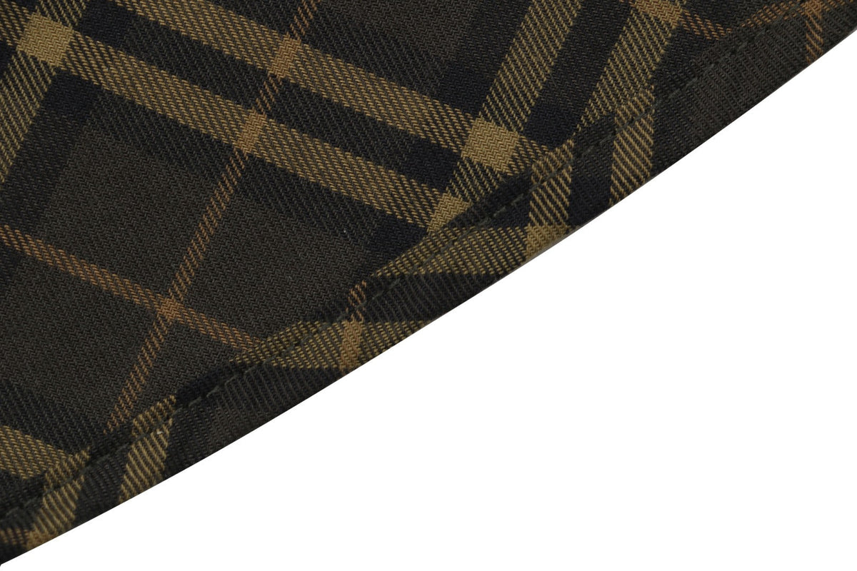 Burberry 25FW B-Shield Diagonal Check Long Sleeve Shirt