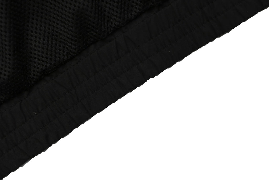 Balenciaga Number 10 Football Crest Stand-Collar Jacket - Black